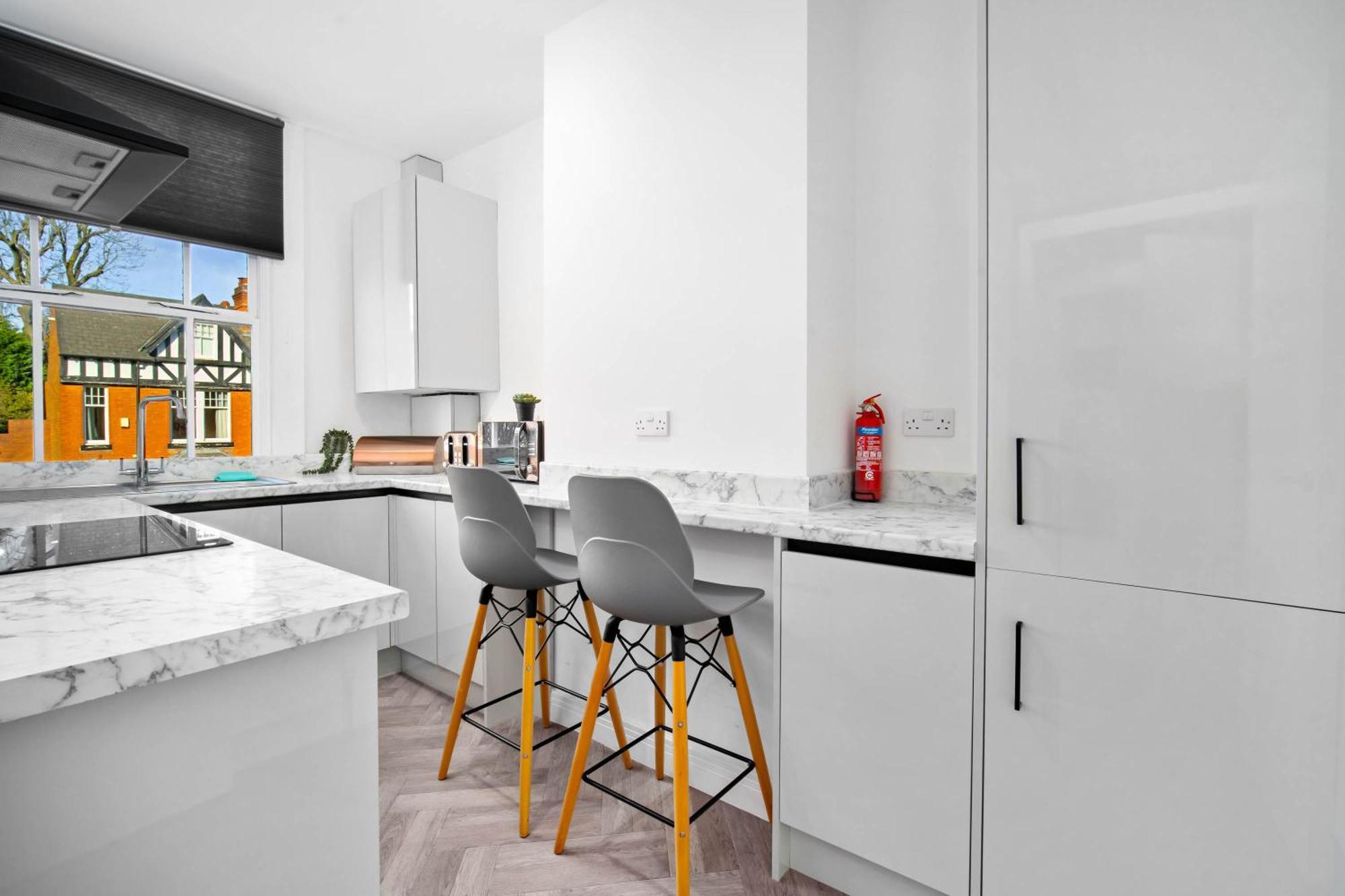 Apartment Large Modern - High-speed Wifi - Netflix - Street Parking 3br *